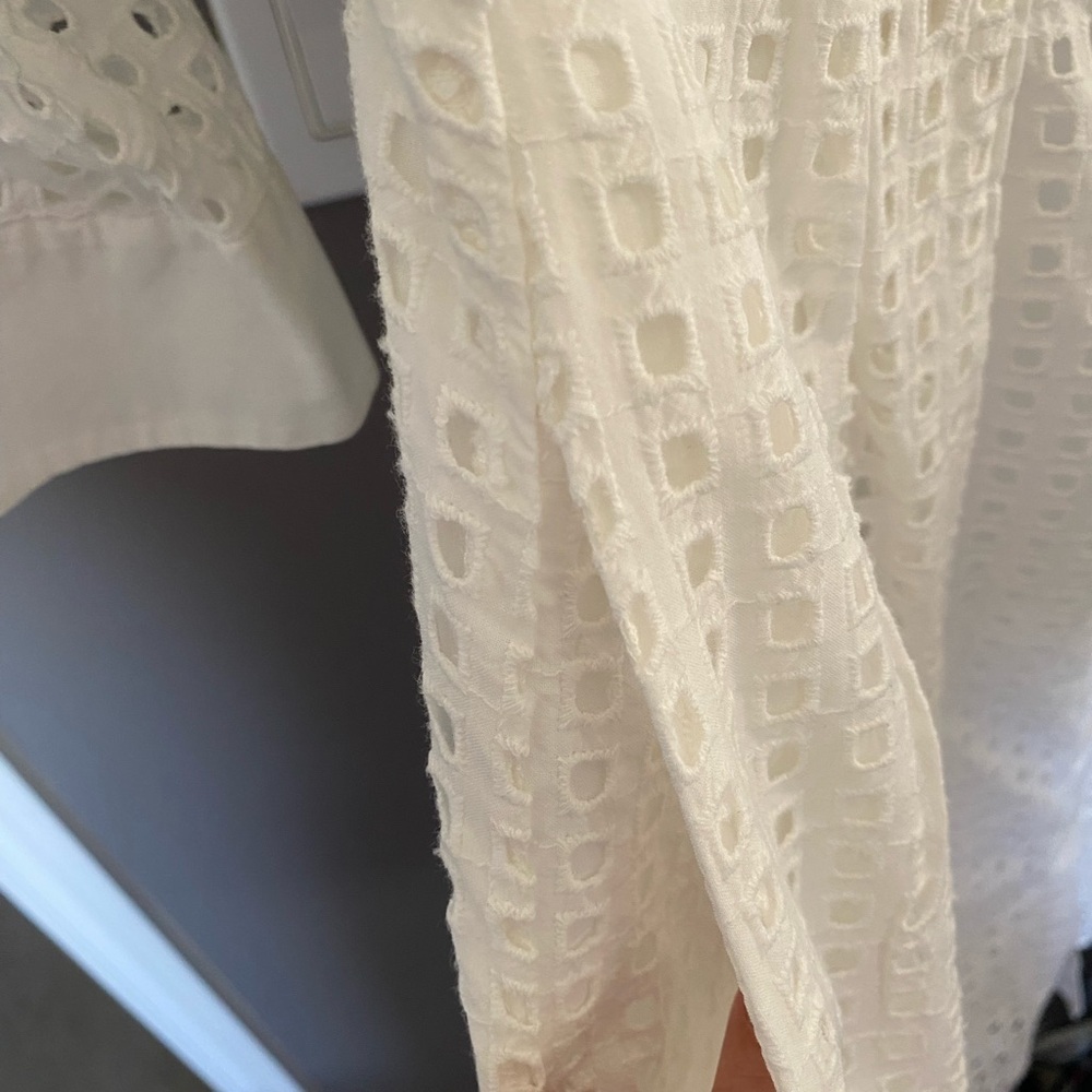 White cotton dress size S - Picture 4 of 4